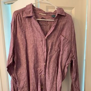 Tommy Bahama Large Linen Button-up Shirt